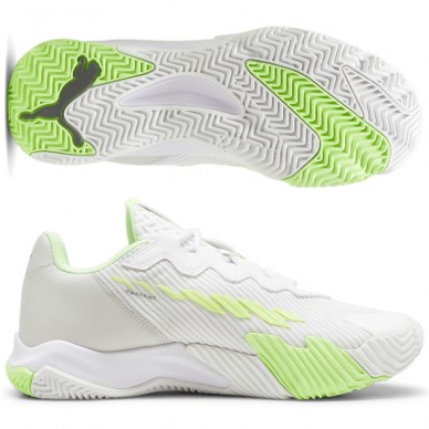 Puma Nova Elite witte lichtblauwe heren 2024