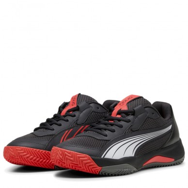 Puma Nova Court grijze actieve rode heren 2024
