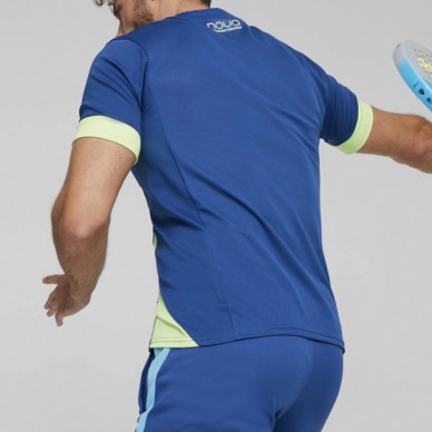 Puma Individual Padel Tee donkerblauw t-shirt