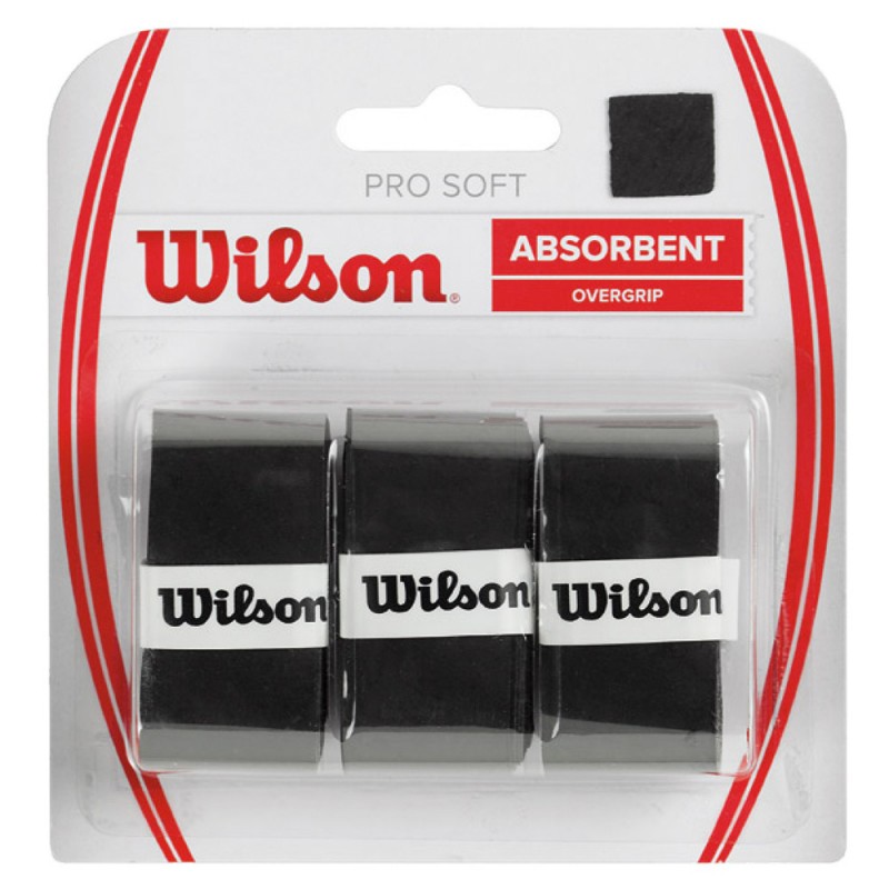 Wilson overgrips Pro Soft zwart