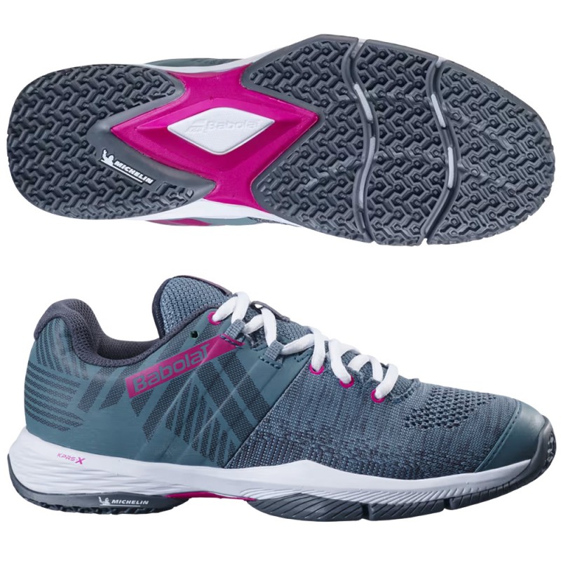 Babolat Sensa Women grijze witte dames 2024 Babolat Sensa Women grijze witte dames 2024