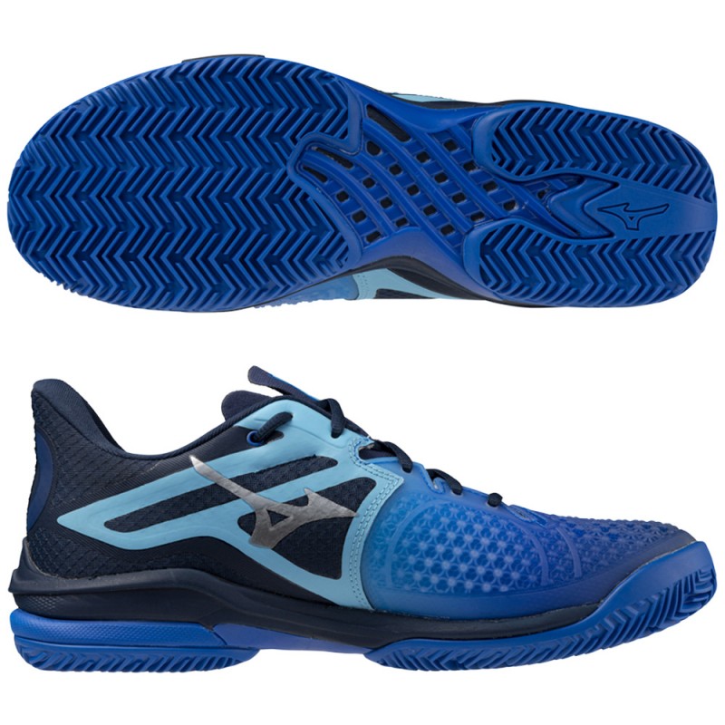 Mizuno Wave Exceed Tour 6 CC mugen blue white heren 2024 Mizuno Wave Exceed Tour 6 CC mugen blue white heren 2024