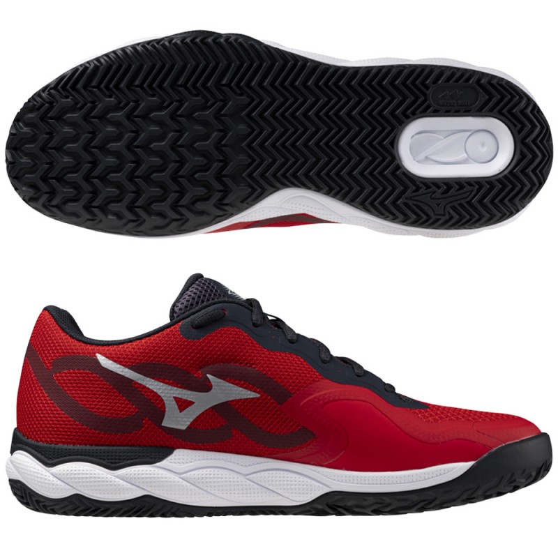 Mizuno padel schoenen Wave Enforce Court Padel rood Zona de Padel
