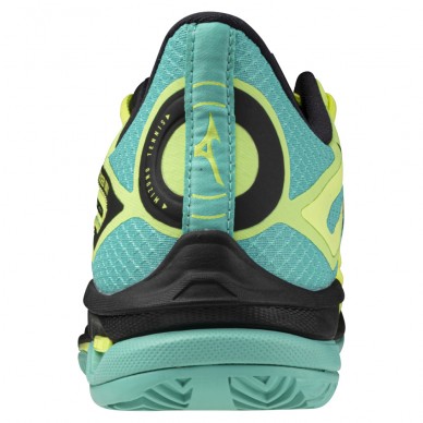 Mizuno Wave Exceed Tour 6 CC sunny lime black heren 2024