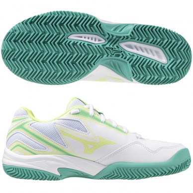 Mizuno Break Shot CC Woman white sunny lime dames 2024