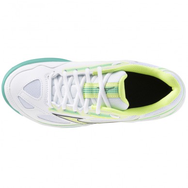 Mizuno Break Shot CC Woman white sunny lime dames 2024