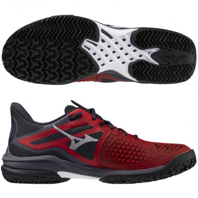 Mizuno Wave Exceed Tour Padel salsa graystone heren 2024