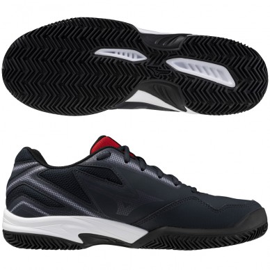 Mizuno Break Shot Padel graystone white heren 2024
