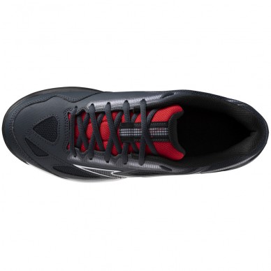 Mizuno Break Shot Padel graystone white heren 2024
