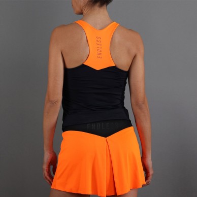 Endless Diamond zwart oranje T-shirt