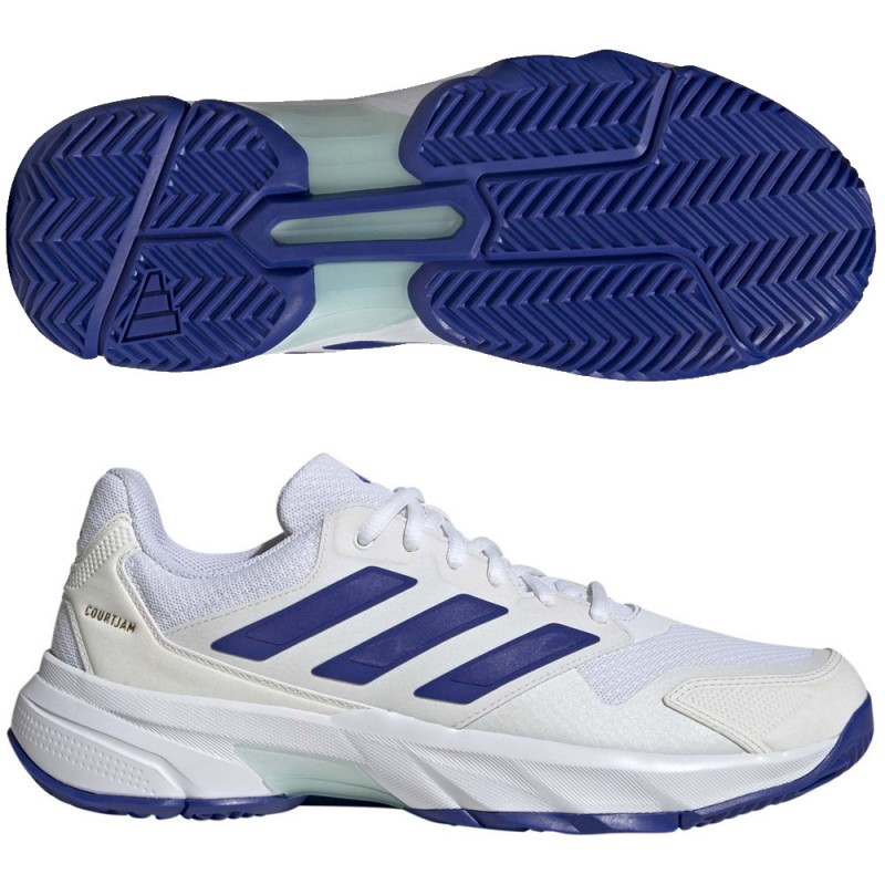 Adidas Courtjam Control M ftwr white heren 2024