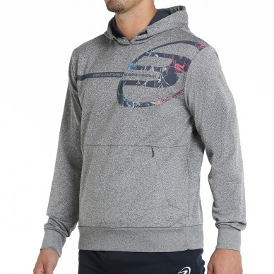 Bullpadel Baiona grijs gemêleerde sweatshirt