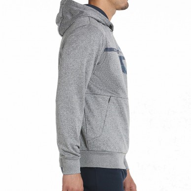 Bullpadel Baiona grijs gemêleerde sweatshirt