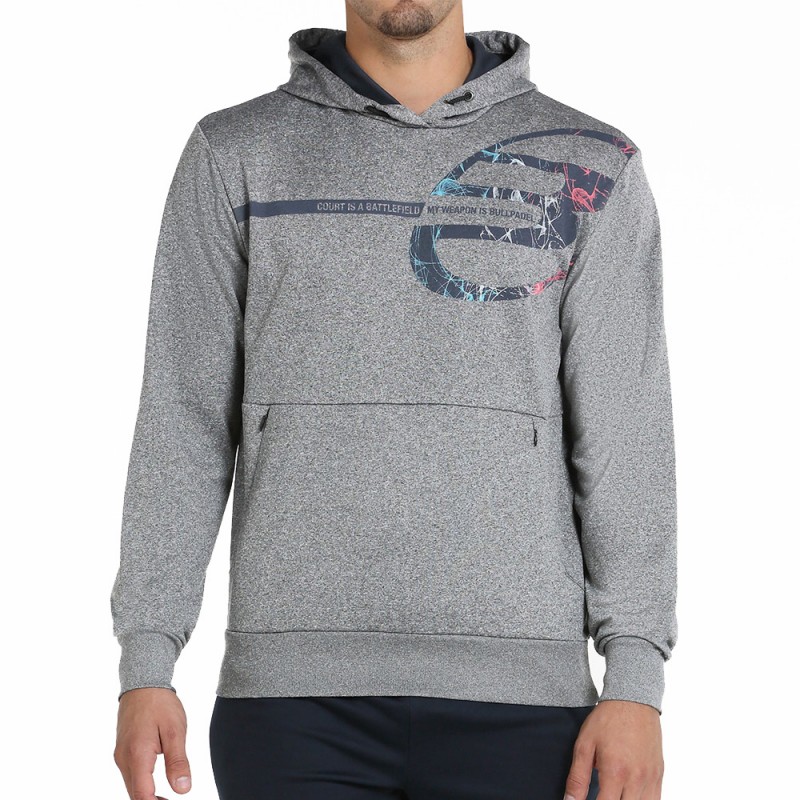 Bullpadel Baiona grijs gemêleerde sweatshirt Bullpadel Baiona grijs gemêleerde sweatshirt