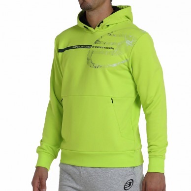 Bullpadel Baiona levendige groene sweatshirt