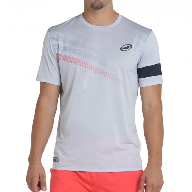 Bullpadel Cambre grijsblauwe gemêleerde t-shirt