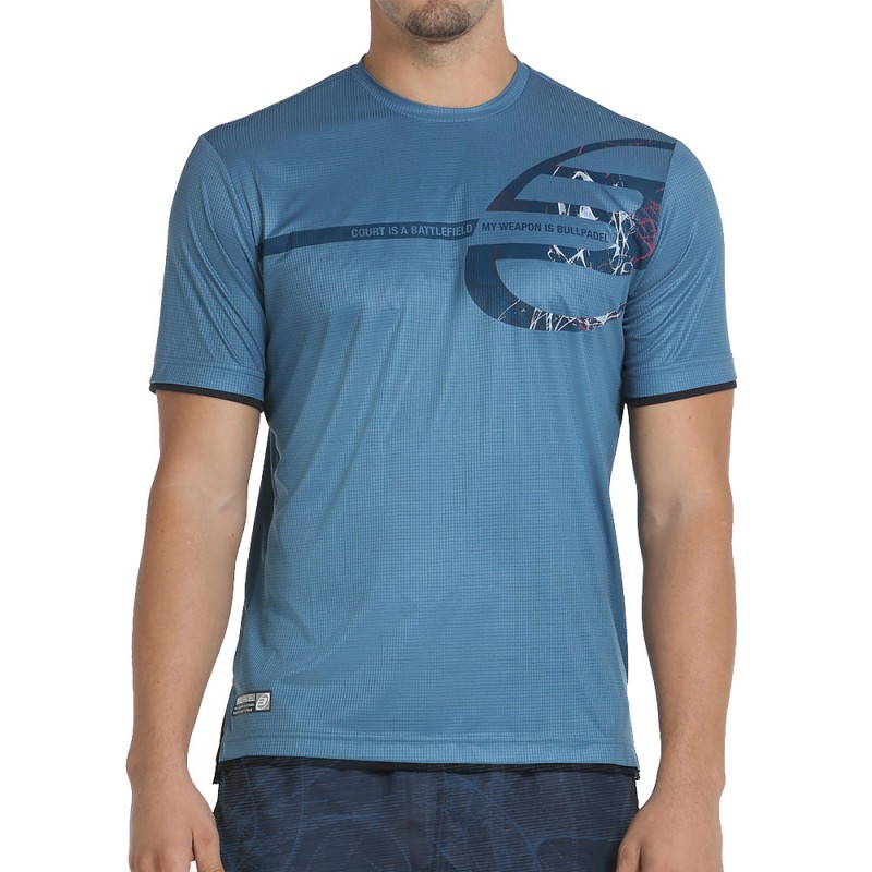 Bullpadel Coci blauwe schaduw T-shirt
