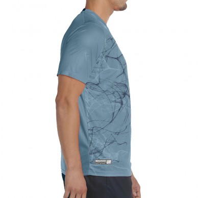 Bullpadel Casiop blauwe schaduw t-shirt