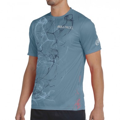Bullpadel Casiop blauwe schaduw t-shirt