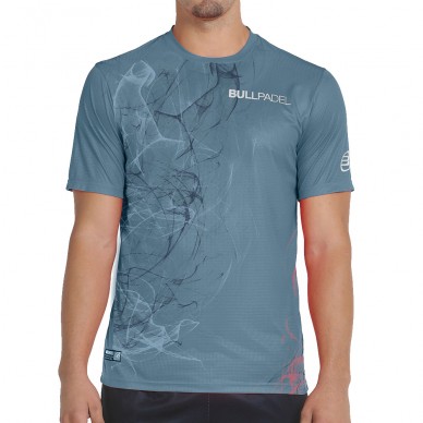 Bullpadel Casiop blauwe schaduw t-shirt