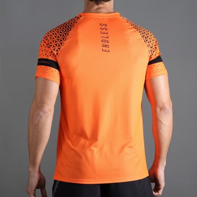 Endless Feisty Geo oranje T-shirt
