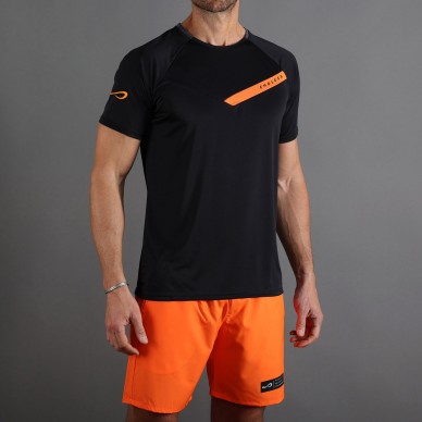 Endless Tracer zwart oranje t-shirt