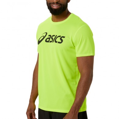 Asics Core Top performance fluorgeel t-shirt