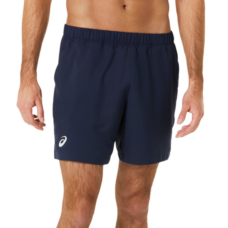 Asics Court 7IN donkerblauw short Asics Court 7IN donkerblauw short