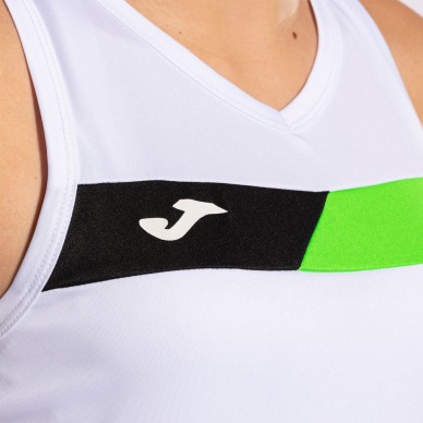 Joma Court wit groen fluor t-shirt