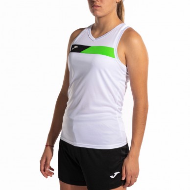 Joma Court wit groen fluor t-shirt