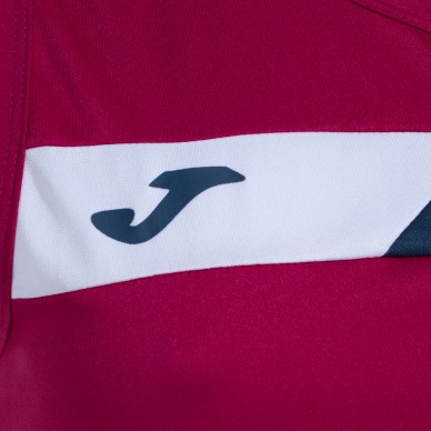 Joma Court karmozijnrode marineblauwe t-shirt