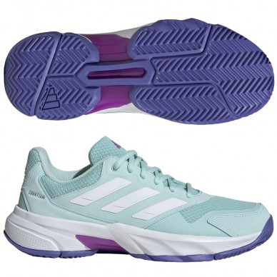 Adidas Courtjam Control W semi flash aqua dames 2024