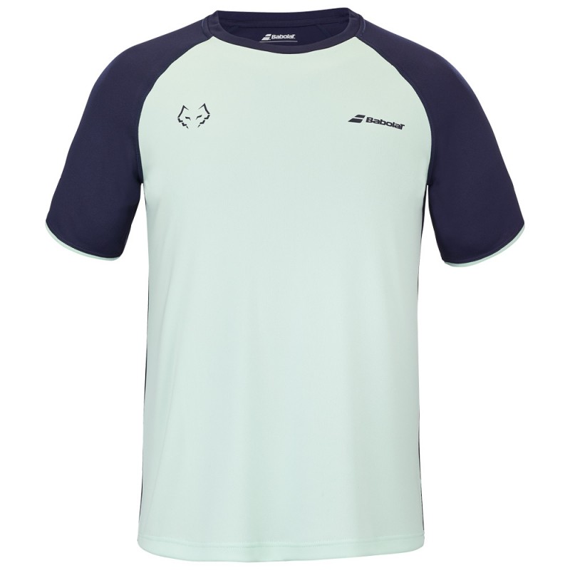 Babolat Crew Neck Tee Lebron blauw T-shirt Babolat Crew Neck Tee Lebron blauw T-shirt