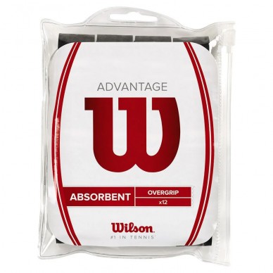 Wilson overgrips Advantage 12PK zwart