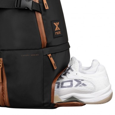 Nox backpack Luxury Open Series zwarte bruine
