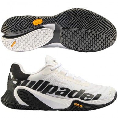 Bullpadel Vertex Vibram 24I white black heren 2024