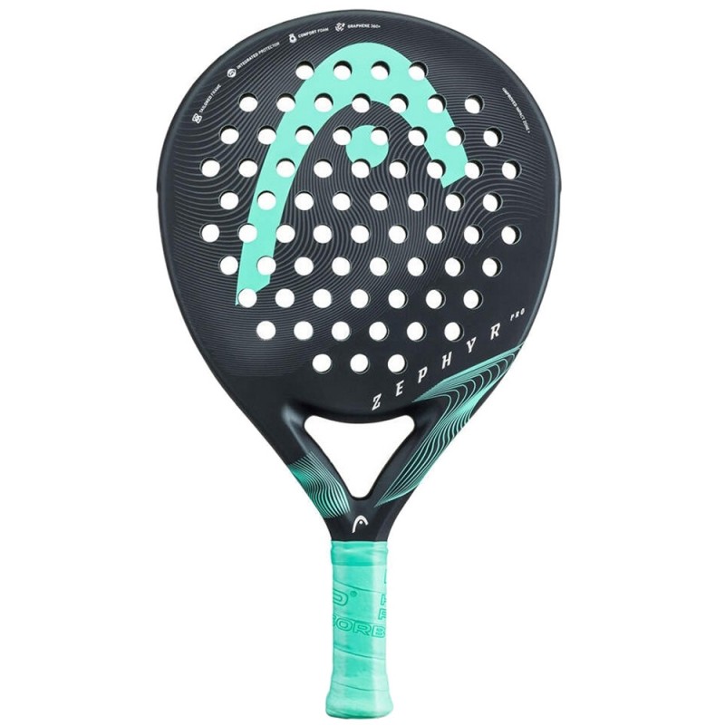 Head Zephyr Pro zwart groen 2024