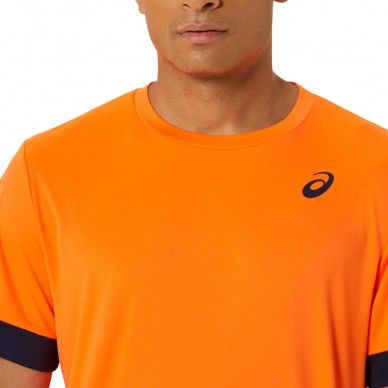 Asics Men Court SS Top oranje t-shirt