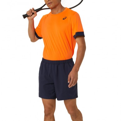 Asics Men Court SS Top oranje t-shirt