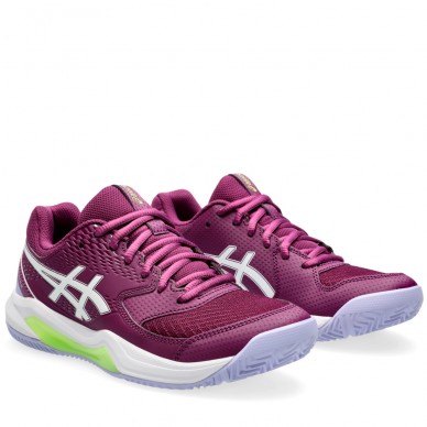 Asics Gel Dedicate 8 Padel deep mauve white dames 2024