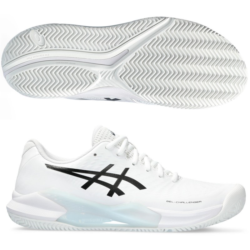 Asics Gel Challenger 14 Clay wit zwart heren 2024 Asics Gel Challenger 14 Clay wit zwart heren 2024
