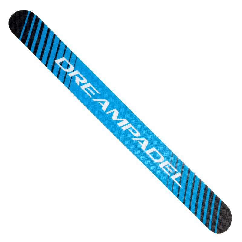 Dreampadel beschermer logo wit blauw Dreampadel beschermer logo wit blauw