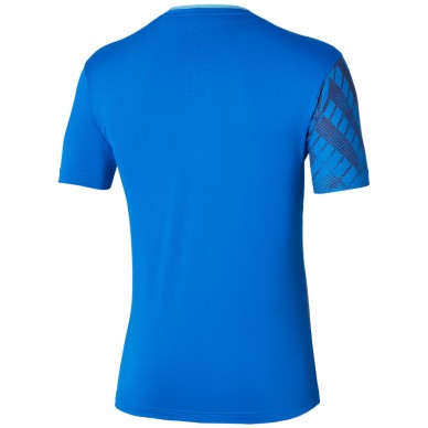 Mizuno Tennis Mug Shadow Graphic Tee mugen blauw T-shirt
