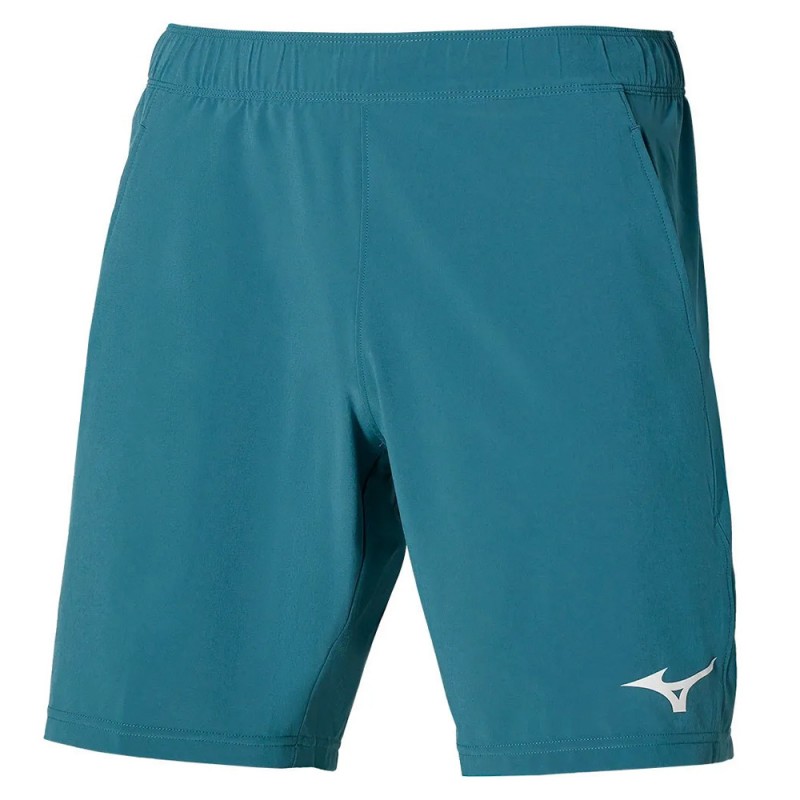 Mizuno Tennis 8 In Flex mirage blauw shorts Mizuno Tennis 8 In Flex mirage blauw shorts