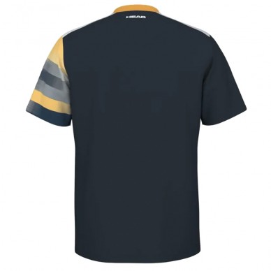 Head Topspin marineblauwe t-shirt