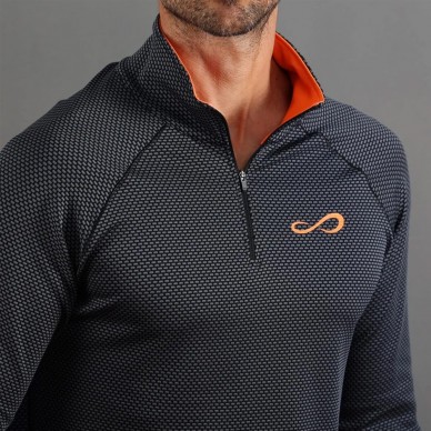 Endless Epic II titanium oranje sweatshirt