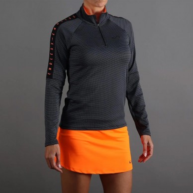 Endless Kirsch II titanium oranje sweatshirt