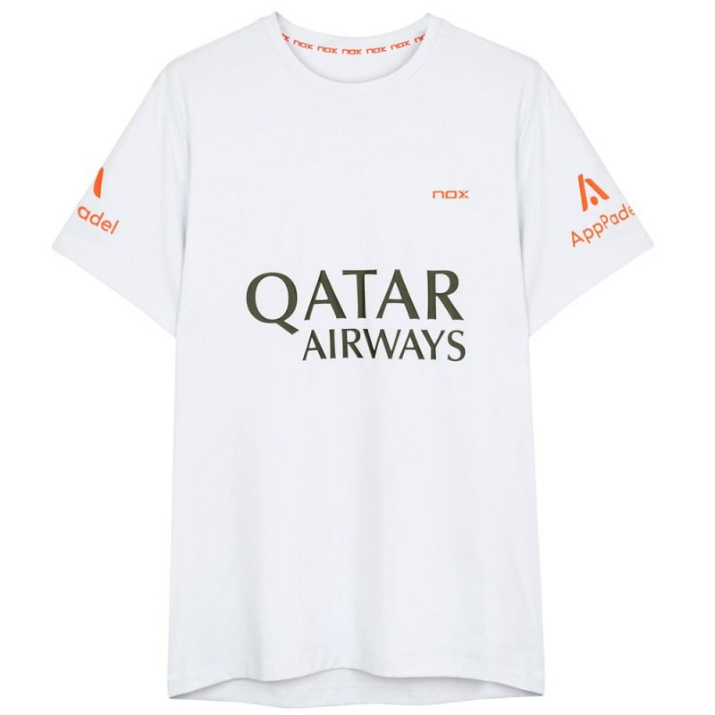 Nox At10 Agustin Tapia wit t-shirt Nox At10 Agustin Tapia wit t-shirt