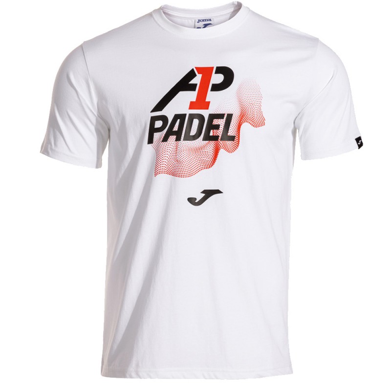 Joma A1 Padel witte t-shirt Joma A1 Padel witte t-shirt