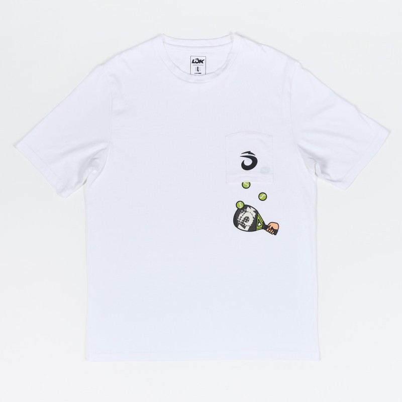 Lok The Juggler M witte shirt Lok The Juggler M witte shirt